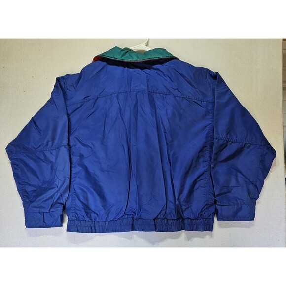 Vintage Columbia Jacket Mens L Blue Bugaboo 3 in 1 Liner Missing Radical Sleeve - Picture 2 of 8